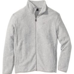 Bluza rozpinana z polaru Regular Fit bonprix jasnoszary melanż. Bluzy rozpinane męskie marki bonprix. Za 59.99 zł.