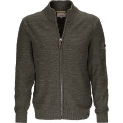 Kardigan w kolorze oliwkowym. Brązowe kardigany męskie Camel Active, m, bez wzorów, z bawełny, bez ramiączek. W wyprzedaży za 219.95 zł.