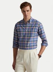 Polo Ralph Lauren Koszula 710922273005 Niebieski Custom Fit. Niebieskie koszule męskie Polo Ralph Lauren, m, bez wzorów, z bawełny, bez kołnierzyka, bez ramiączek. Za 769.99 zł.