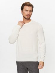 Boss Sweter Botto-L 50476364 Écru Regular Fit. Kardigany męskie Boss, l, bez wzorów, z wełny, bez ramiączek. Za 399.99 zł.