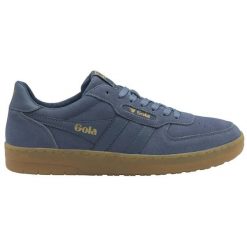 Sneakersy Gola Hawk Suede 86. Niebieskie buty sportowe na co dzień męskie Gola, m, bez wzorów, bez ramiączek, bez kaptura. Za 413.50 zł.