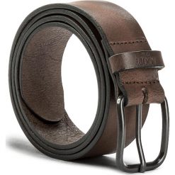 Pasek Męski JOOP! - JEANS 7605 100 Cognac A03. Brązowe paski męskie JOOP!, w paski, z jeansu. W wyprzedaży za 199.00 zł.