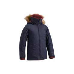 Ciepła parka 500 Warm granat. Niebieskie parki męskie FOUGANZA. Za 199.99 zł.
