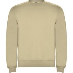 Bluza Unisex Dla Dorosłych Clasica Z Okrągłym Dekoltem. Brązowe bluzy nierozpinane męskie ROLY, m, bez wzorów, bez ramiączek, bez kaptura. Za 73.99 zł.