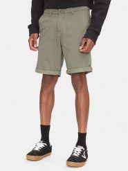 Jack & Jones Szorty materiałowe Bowie 12230336 Zielony Regular Fit. Zielone szorty męskie Jack & Jones, bez wzorów, z bawełny. Za 99.99 zł.