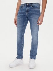 Tommy Jeans Jeansy Scanton DM0DM21378 Niebieski Slim Fit. Niebieskie jeansy męskie Tommy Jeans, bez wzorów, z bawełny. Za 359.99 zł.