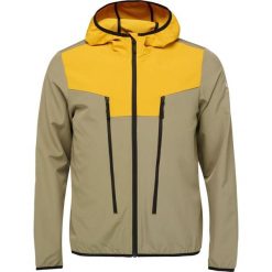 Kurtka softshell męska LOAP Urland - beż/fluo żółty L. Brązowe kurtki męskie ZONE PERFECT, na wiosnę, l, bez wzorów, z softshellu. Za 307.99 zł.