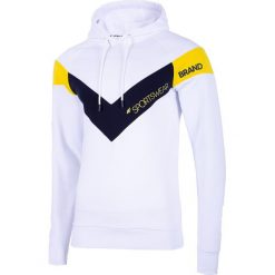 Bluza męska BLM219 - biały. Bluzy nierozpinane męskie marki 4f. Za 149.99 zł.