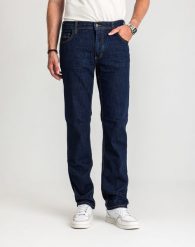 Męskie Spodnie Jeansowe Mustang Style Washington Straight Denim Blue 1017119 5000 901. Niebieskie jeansy męskie Mustang, bez wzorów, z denimu. Za 199.99 zł.