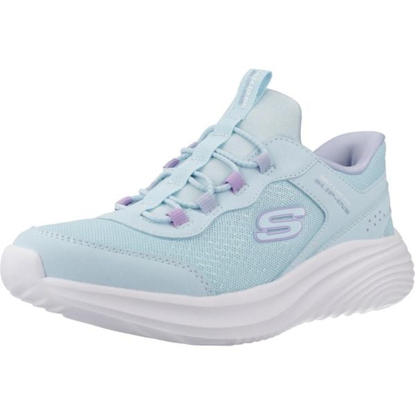 Buty SKECHERS BOUNDER PRO Niebieski. Niebieskie buty trekkingowe męskie Skechers, bez wzorów, z syntetyku, bez zapięcia, trekkingowe, skechers sport. Za 219.99 zł.
