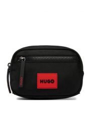 HUGO Nerka Ethon 3.0N_Bumbag Fl 50558492 Czarny. Czarne saszetki męskie Hugo, bez wzorów, z materiału. Za 449.99 zł.