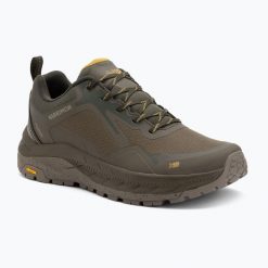 Buty trekkingowe męskie Karrimor Merlin Low. Brązowe buty trekkingowe męskie Karrimor, bez wzorów, bez zapięcia, trekkingowe. W wyprzedaży za 364.49 zł.