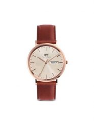 Daniel Wellington Zegarek Classic Day Display 40 DW00100829 Różowe złoto. Czerwone, analogowe zegarki męskie Daniel Wellington, złote. Za 809.99 zł.