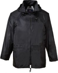 Kurtka męska Portwest S440 - Klasyczna kurtka przeciwdeszczowa - czarny 5XL. Czarne kurtki męskie Portwest, m, bez wzorów, klasyczne, bez ramiączek, bez kaptura. Za 60.67 zł.