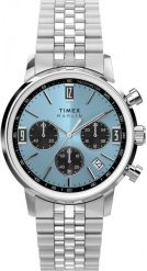 Zegarek Timex Zegarek męski Timex TW2Y66500 srebrny. Szare zegarki męskie Timex, srebrne. Za 1,190.00 zł.