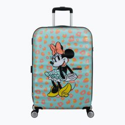 Walizka podróżna American Tourister Disney Wavebreaker. Niebieskie walizki męskie American Tourister, bez wzorów. Za 549.99 zł.