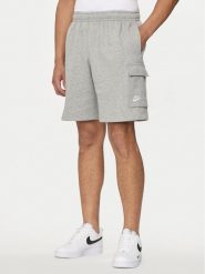 Nike Szorty sportowe CZ9956 Szary Standard Fit. Szare szorty sportowe męskie Nike, bez wzorów, z bawełny, sportowe. Za 199.99 zł.
