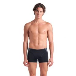 Szorty Kąpielowe Arena Monogram Swim Short. Czarne kąpielówki męskie ARENA, m, bez wzorów. Za 142.99 zł.