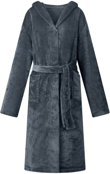 VidaXL Szlafrok z kapturem Granatowy xl Flanela. Niebieskie szlafroki męskie vidaXL, m, bez wzorów, z kapturem. Za 141.99 zł.