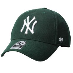 Czapka z daszkiem męska do baseball'u Brand 47 New York Yankees zielona. Zielone czapki męskie 47 Brand, bez wzorów. Za 119.99 zł.
