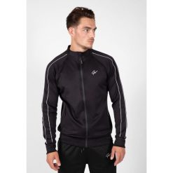 Bluza fitness męska Gorilla Wear Wenden Track Jacket. Białe bluzy nierozpinane męskie GORILLA WEAR, m, bez wzorów, sportowe, bez ramiączek, bez kaptura. Za 309.00 zł.