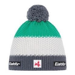 Czapka Eisbar Star Pompon MÜ SA. Zielone czapki męskie Eisbar, bez wzorów, z wełny, retro. Za 205.51 zł.