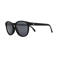 Okulary przeciwsłoneczne unisex – polaryzacyjne / UV400 (czarne/czarne). Szare okulary przeciwsłoneczne męskie SURF MONKEY, bez wzorów, sportowe. Za 159.95 zł.