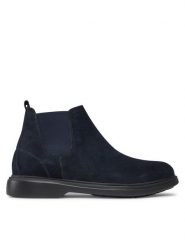 Geox Sztyblety U Ottavio U16DCC 00022 C4002 Granatowy. Niebieskie sztyblety męskie Geox, ze skóry, bez obcasa, bez zapięcia. Za 409.99 zł.