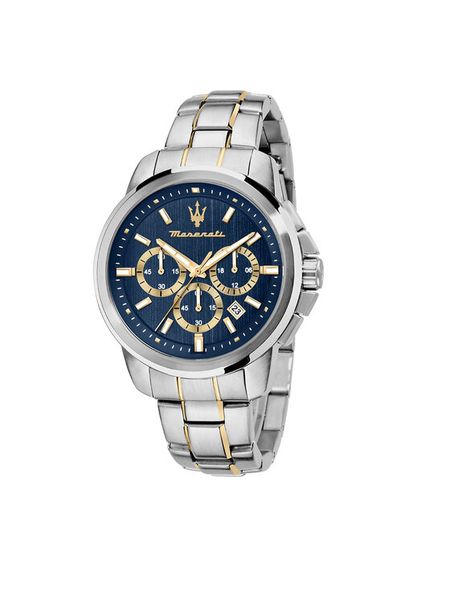 Maserati Zegarek Successo R8873621036 Srebrny. Szare, analogowe zegarki męskie maserati, srebrne. Za 1,350.00 zł.