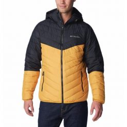 Kurtka Puchowa Columbia Eddie Gorge Hooded Jacket Męska Zimowa. Żółte kurtki męskie Columbia, na zimę, m, bez wzorów, z puchu, casualowe, bez ramiączek, bez kaptura. Za 695.99 zł.