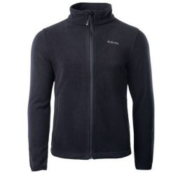 Polar męski Hi-Tec Henis - czarny, Rozmiar M. Czarne bluzy z polaru męskie Hi-tec, m, bez wzorów, z materiału, bez ramiączek, bez kaptura. Za 104.99 zł.
