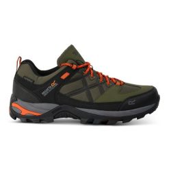 Buty turystyczne męskie Samaris III Low. Brązowe buty trekkingowe męskie Regatta, bez wzorów, sportowe, bez obcasa, bez zapięcia. W wyprzedaży za 269.99 zł.