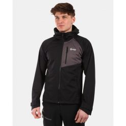 Męska kurtka softshell Kilpi BELTRA-M. Zielone kurtki męskie Kilpi, m, bez wzorów, z softshellu, sportowe, bez ramiączek, bez kaptura. Za 422.05 zł.