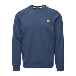 Bluza Unisex Dla Dorosłych Aksel. Niebieskie bluzy nierozpinane męskie ELBRUS, m, bez wzorów, bez ramiączek, bez kaptura. Za 162.99 zł.