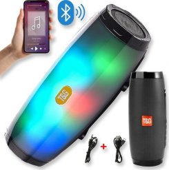 Głośnik T&G GŁOŚNIK BLUETOOTH BEZPRZEWODOWY PRZENOŚNY MOBILNY FM BT USB RADIO CHARGE TG165C. Głośniki przenośne T&G. Za 49.99 zł.