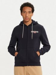 Napapijri Bluza B-Alymer NP0A4I1E Granatowy Regular Fit. Niebieskie bluzy rozpinane męskie Napapijri, m, bez wzorów, z bawełny, bez ramiączek, bez kaptura. Za 369.99 zł.