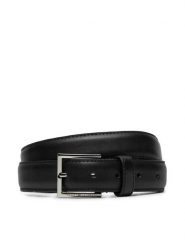 Tommy Hilfiger Pasek Męski Hudson 3.0 Leather AM0AM13335 Czarny. Czarne paski męskie Tommy Hilfiger, bez wzorów, ze skóry. Za 159.99 zł.