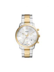Fossil Zegarek Neutra Chronograph FS6112 Srebrny. Szare zegarki męskie Fossil, srebrne. Za 779.99 zł.