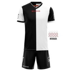 Zestaw sportowy Givova Combo L – 100% poliester. Czarne t-shirty sportowe męskie Givova, l, bez wzorów, z dzianiny, sportowe, bez ramiączek. Za 220.99 zł.