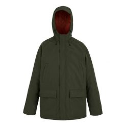 Męska Wodoodporna Kurtka Ocieplana Savon. Zielone kurtki męskie Regatta, m, bez wzorów, sportowe, bez ramiączek, bez kaptura. Za 185.99 zł.