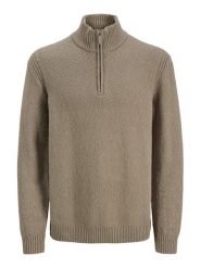 Jack & Jones Sweter Point 12287316 Beżowy Relaxed Fit. Brązowe kardigany męskie Jack & Jones, l, bez wzorów, z bawełny, bez ramiączek. Za 219.99 zł.