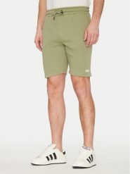 Blend Szorty sportowe 20714198 Zielony Regular Fit. Zielone szorty sportowe męskie Blend, bez wzorów, z bawełny, sportowe. Za 69.99 zł.