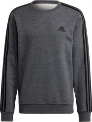 Adidas Bluza męska adidas Essentials Fleece szara H12166. Szare bluzy nierozpinane męskie ADIDAS, m, bez wzorów, bez ramiączek, bez kaptura. Za 198.86 zł.