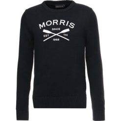 Morris DAVIS ONECK Sweter old blue. Niebieskie kardigany męskie marki Morris, z bawełny. W wyprzedaży za 377.30 zł.