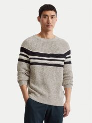 Marc O'Polo Sweter 428 5020 60332 Beżowy Regular Fit. Brązowe kardigany męskie Marc O'Polo, m, bez wzorów, z bawełny, bez ramiączek. Za 319.99 zł.
