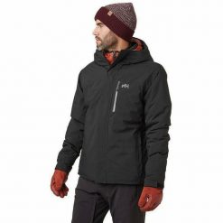 Kurtka Helly Hansen panorama. Czarne kurtki narciarskie i snowboardowe męskie Helly Hansen, na zimę, m, bez wzorów, bez kaptura, narciarskie. W wyprzedaży za 1,040.85 zł.