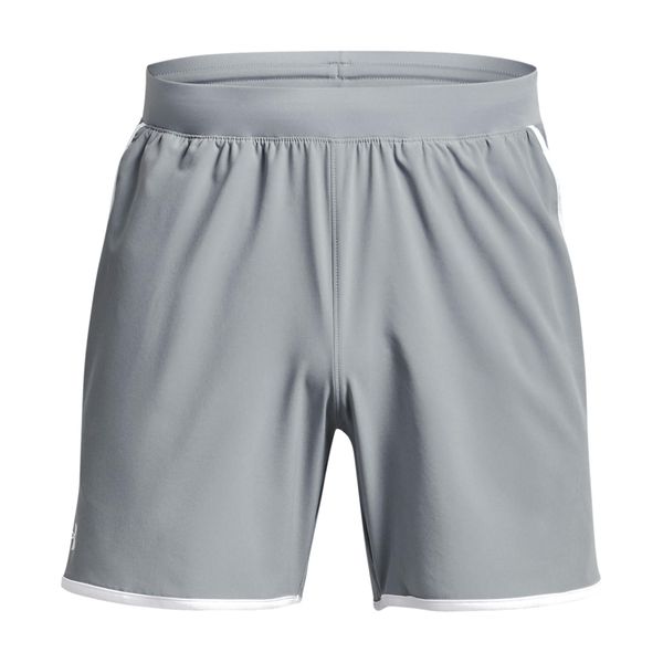 Spodenki fitness męskie Under Armour Hiit Woven. Szare buty treningowe męskie Under Armour, bez wzorów, bez zapięcia, na fitness i siłownię. Za 79.99 zł.