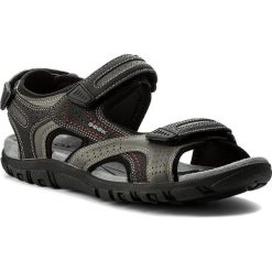 Sandały GEOX - U S.Strada D U8224D 0BC50 C0043 Grey/Black. Szare sandały męskie Geox, z materiału. W wyprzedaży za 199.00 zł.
