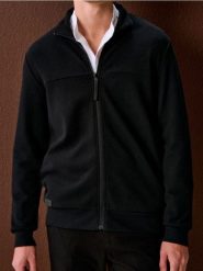 Bluza bomberka - czarny. Czarne kurtki męskie Sinsay, l, bez wzorów, bez ramiączek, bez kaptura. Za 59.99 zł.