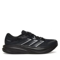 Buty do biegania adidas. Czarne buty do biegania męskie ADIDAS, bez wzorów, bez zapięcia, do biegania. Za 299.99 zł.